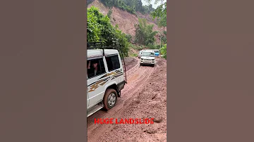 TATA SUMO AND MAHINDRA SCORPIO SLIDE TOWARDS STATE TRANSPORT BUS Arunachalpradesh Modified Car 