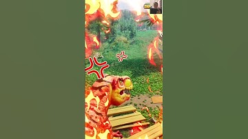 Dino game ads review new level update: Dinosaurs build houses #dinosaur #games #gaming