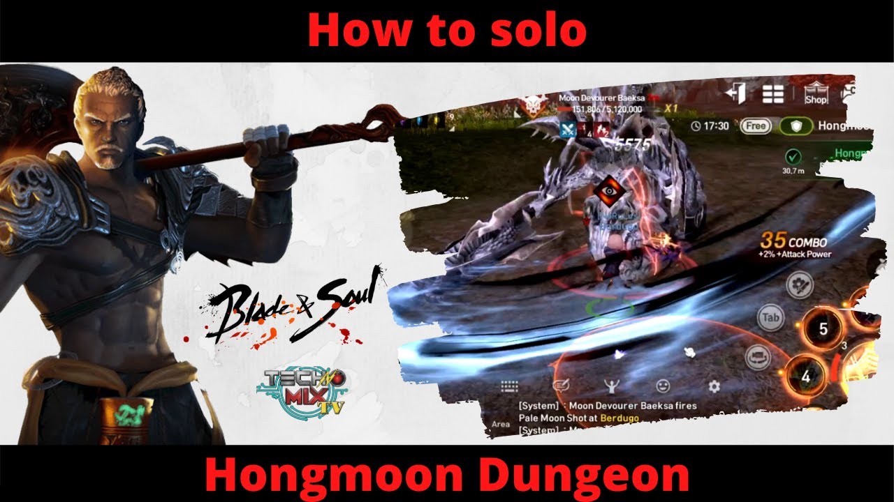 How to Solo Hongmoon Dungeon | Blade&Soul Revolution - YouTube