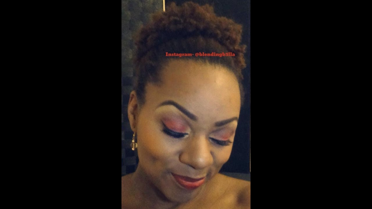 Red Eyeshadow & Red Lip (RiRi Woo who? :)