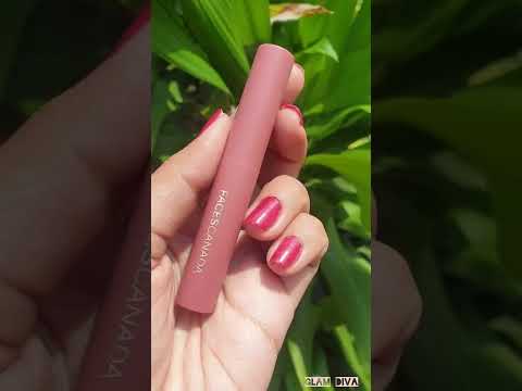 Video: Faces Creme Matte huulikiilto Peach Pink Review, Swatch, FOTD