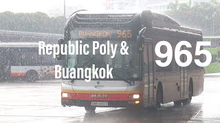 [TTS] Republic Poly & Buangkok - SMB1483T on Service 965 - MAN A22 Batch Three