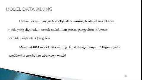 Teori 15   Data Mining