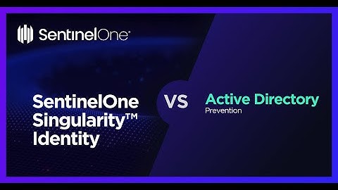 Singularity™ Identity VS Active Directory