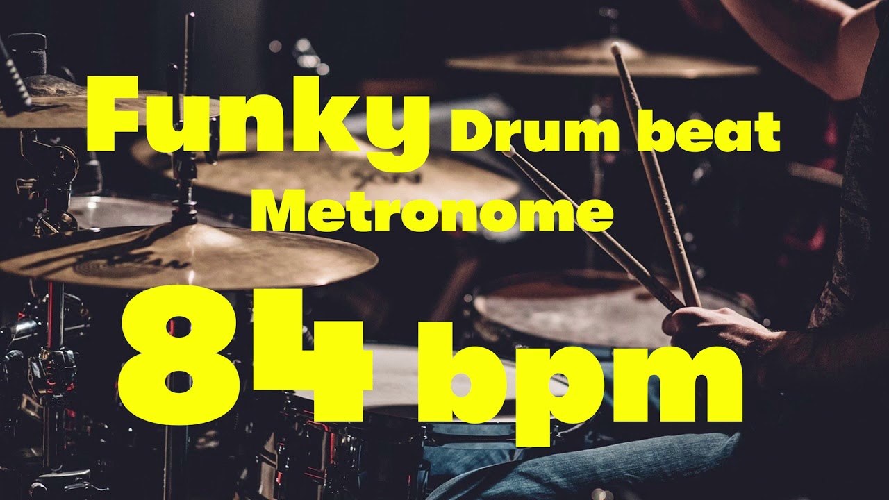 84 bpm funky drumbeat metronome 01