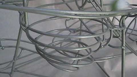 Rolling Ball Sculpture Track Component - Concentric Spiral