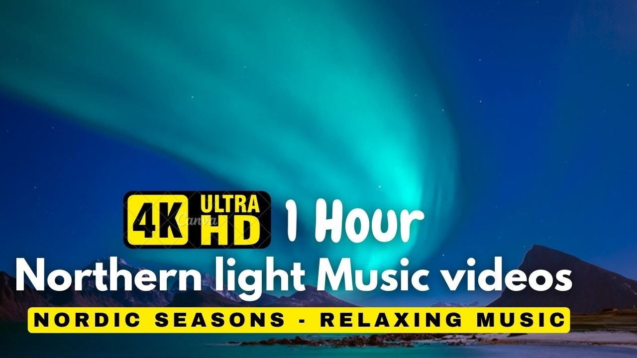 Aurora Borealis in 4K UHD: "Northern Lights Relaxation" Alaska Real ...