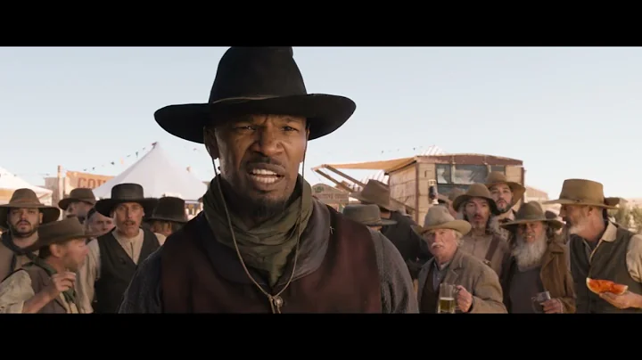 Jamie Fox cameo as Django Unchained | A Million Ways to Die in The West post credits bonus scene 4k