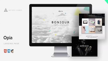 Opia - 3D Parallax Coming Soon Page | Themeforest Website Templates and Themes