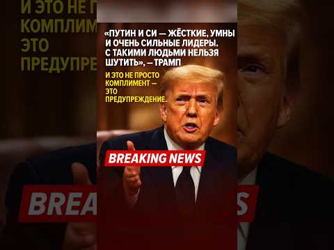 Путин и Си — опасная игра по правилам Трампа🏷️ #Трамп #Путин #СиЦзиньпин #Китай #США #новости