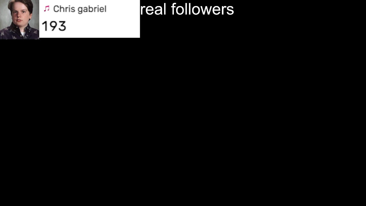 Chris Gabriel to 200 followers