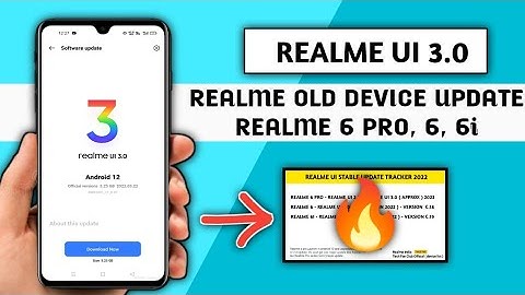 Realme UI 3.0 Android 12 Stable Update New Old device list, Old update, Realme 6 Pro, 6, 6i in 2022