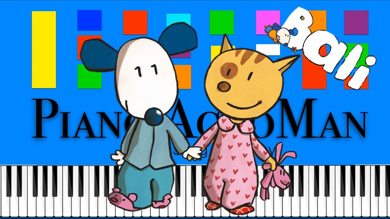 Bali Theme Song Slow EASY Medium 4K Piano Tutorial