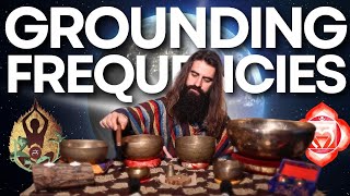 Root Chakra Balancing Sound Bath Meditation [with 7.83Hz Earth's Natural Grounding Frequency]