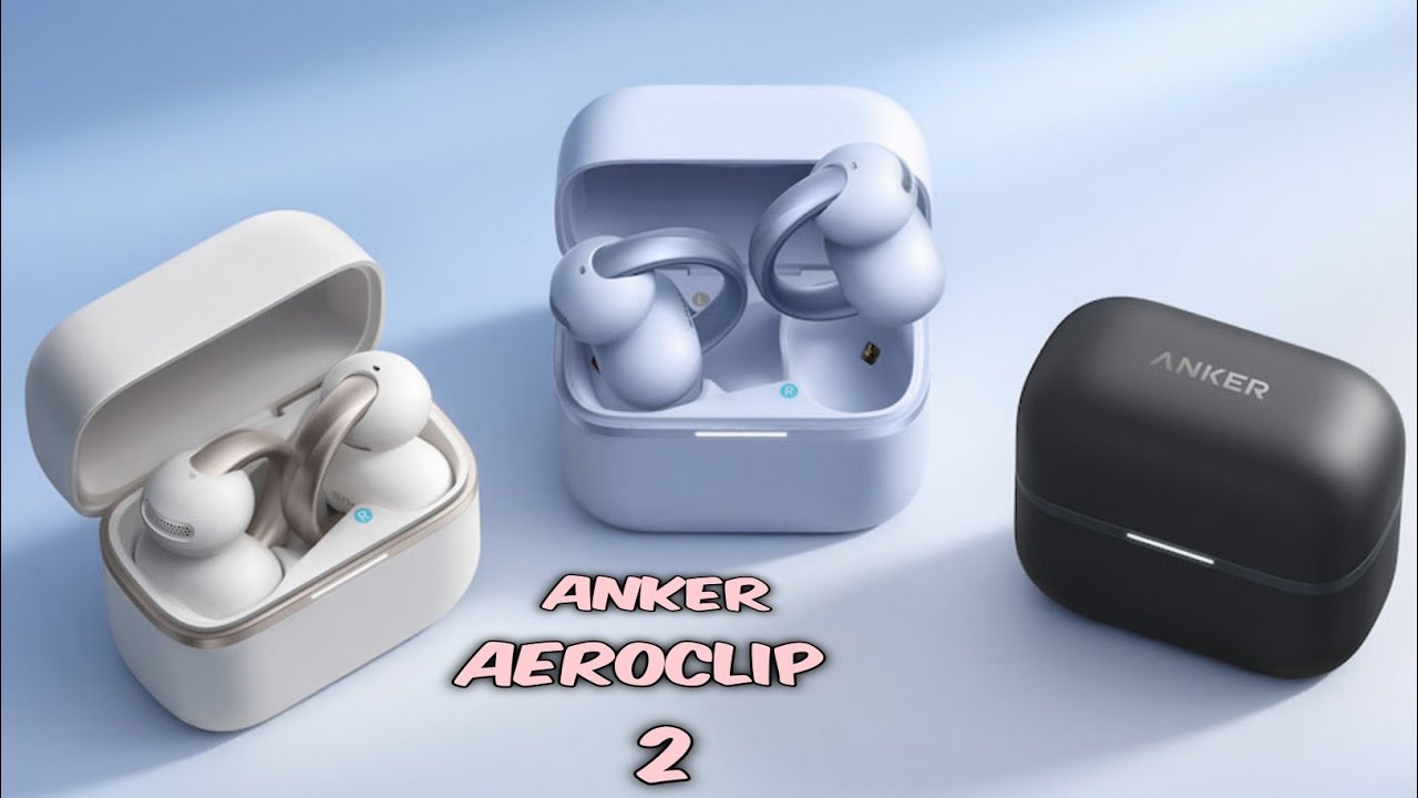 Anker AeroClip 2 : MFi Open-Ear Earbuds with Thus AI, LDAC & 32h