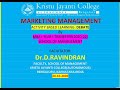 Marketing Management : Debate on Marketing Topics