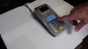 First Data FD130 Tutorial - How to run a sale, refund, void, close batch, & training