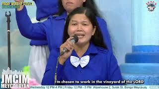 Video thumbnail of "Glad JMCIM Meycauayan Bulacan JESUS Finest Gen Choir March 12, 2021"