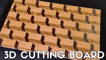 Make This Gorgeous 3D End Grain Cutting Board | Easy Woodworking Project