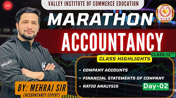 ACCOUNTANCY MARATHON| Class-12 | Day-2| Score 90%+ in Boards 2025| PYQs&Important Topics