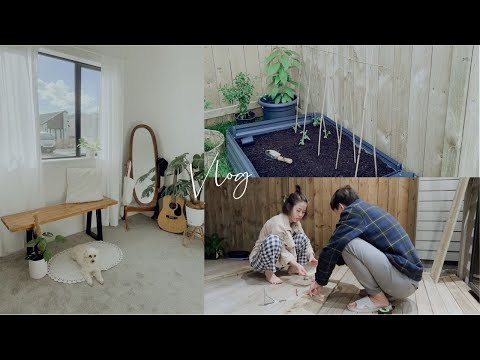 NZ VLOG #DIY DINING BENCH? 天然有机肥料??? 搬家后最常逛的地方