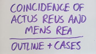 A-Level LAW (OCR) PAPER 1 - (CL) COINCIDENCE OF AR AND MR