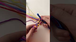 EASIEST Crochet Bracelet Part 2 | #art #youtubeshorts #easy