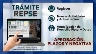 Tutorial de Trámite REPSE 2.0 Actualización, Modificación, Nuevas Actividades y Domicilio Fiscal