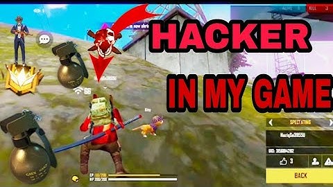 free fire hacker😱|grenade hack| teleport hack| Hacker during rank pushing -garena free fire