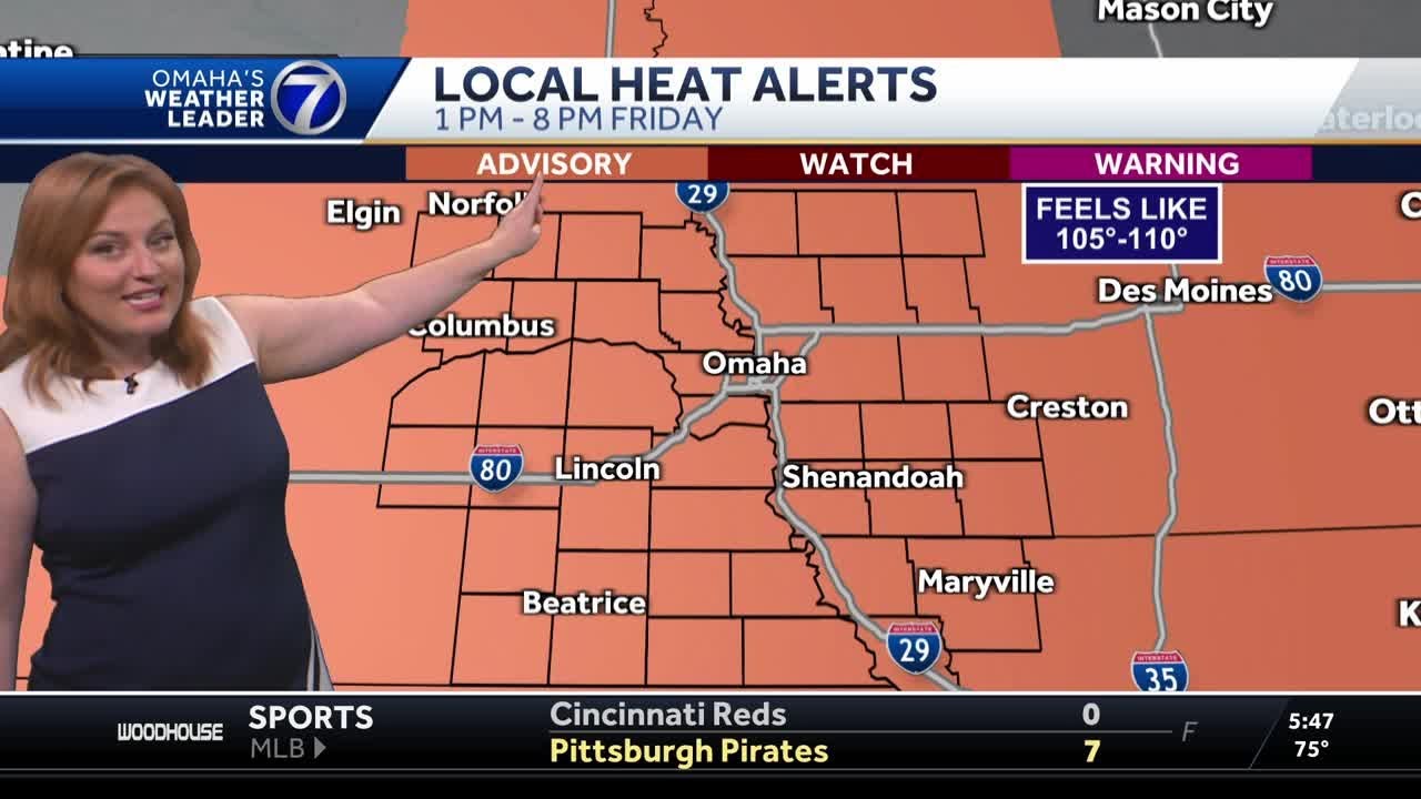 Heat advisory issued for Friday in Omaha - YouTube