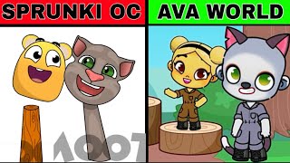My Sprunki Oc Talking Tom Vs Squeak In Avatar World