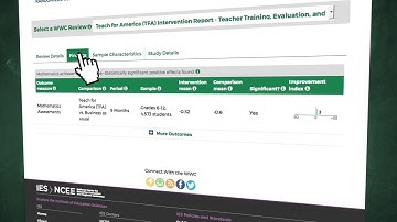 Intro to the What Works Clearinghouse’s Reviews of Individual Studies Database