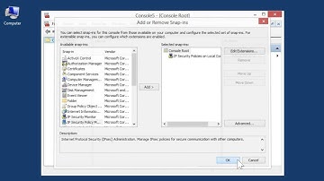 Windows 8.0 Professional - Add or Edit IP Security Policies