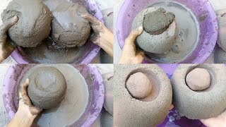 Asmr sand cement water crumble (fail)