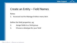 05 Create Entities   Fields - Monarch