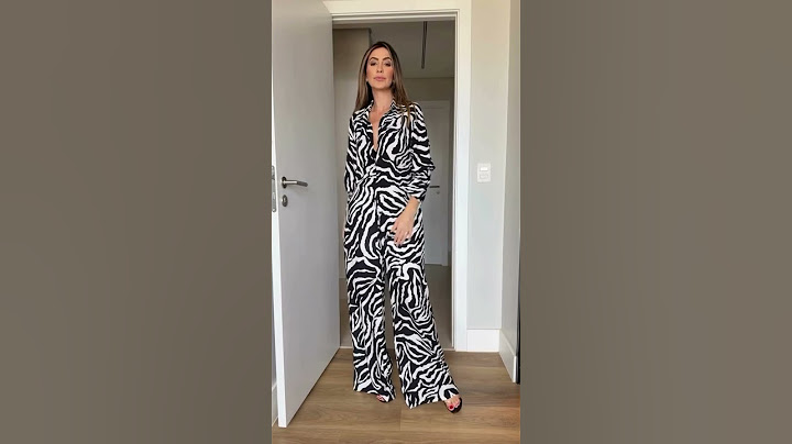 Look Animal Print: Zebra Chic! #fashiontrends #ootd #outfitinspo