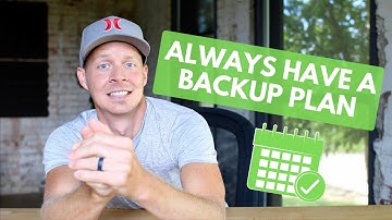 Teaching Tips - Always Have a Backup Plan