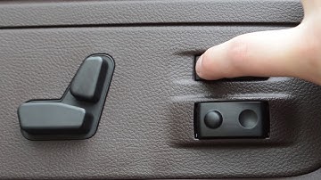 How to set up the memory seat/profile function