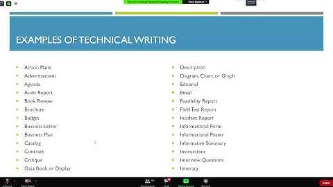 Technical Report Writing - Revision