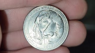 2013 Mount Rushmore Quarter (My new personal favorite)