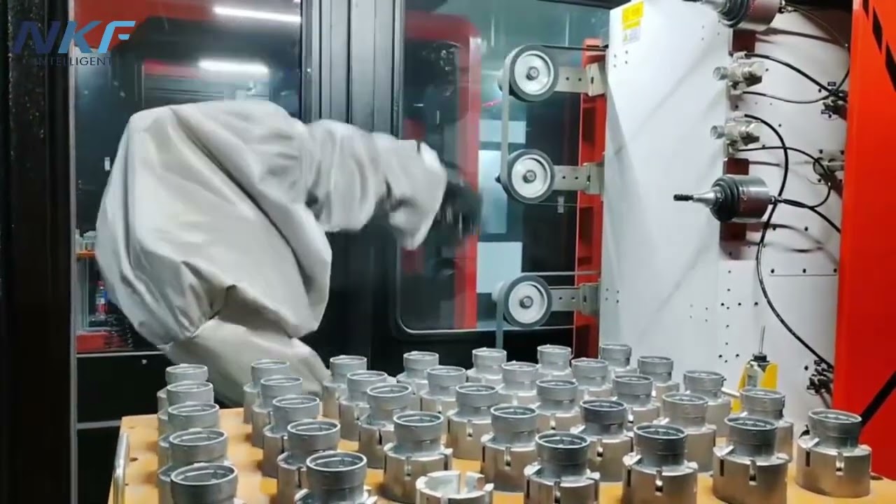 Our robot protective clothing is applied in robotic automation forging