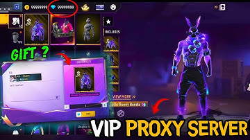 How to download VIP PROXY SERVER after OB50 update🤯 || free fire proxy server diamond gift 🤩