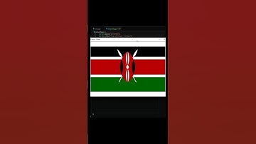 Coded the Kenyan Flag using Python! 🔥#python #trendingkenya #togetherforever