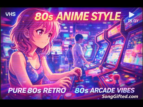 80s Anime Retro Music Video | The Arcade – Neon Arcade Vibes | SongGifted.com
