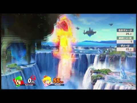 【 スマブラSP】まさかの上B始動(ルイージ)
