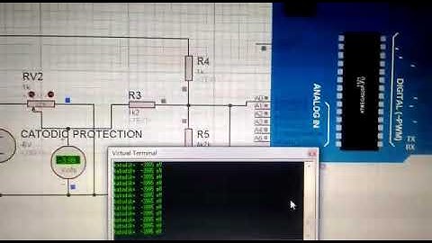 Pengukuran tegangan negatif dengan arduino
