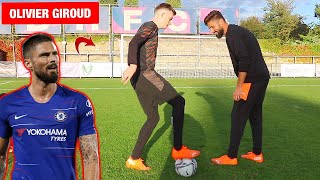 Can I NUTMEG a PRO Chelsea Footballer? OLIVIER GIROUD! (Featuring SV2)