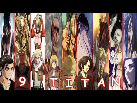 INILAH! 9 TITAN SHIFTER DENGAN PEWARISNYA! & KEKUATANNYA! [LENGKAP]