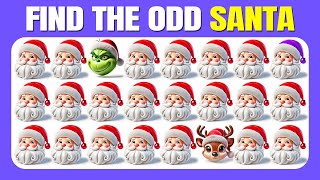 Find The Odd One Out - Christmas Edition Easy, Medium, Hard Levels - Emoji Joco