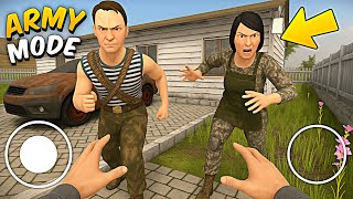 Playing the ARMY MODE in SchoolBoy Runaway! 😱 screenshot 4